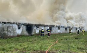 Kilkugodzinny pożar kurnika: 27 zastępów straży pożarnej w akcji