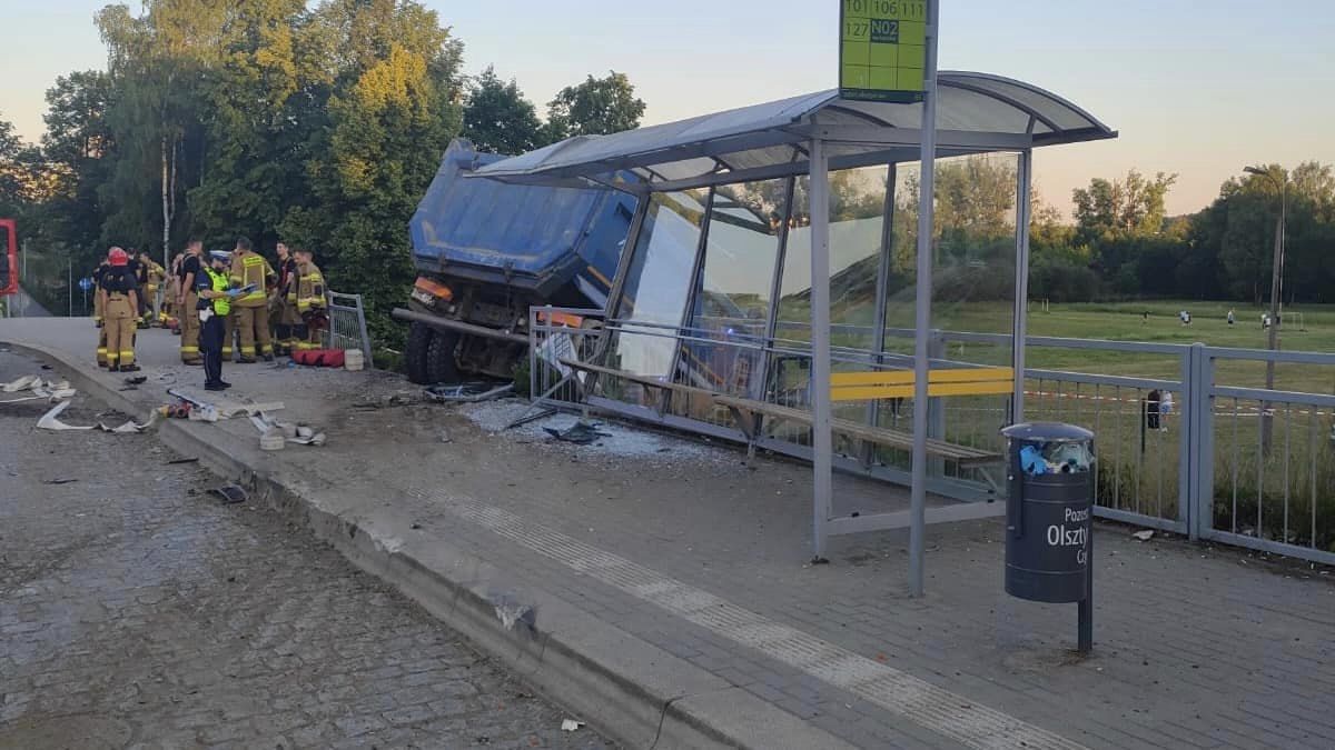 Groźny wypadek w Olsztynie