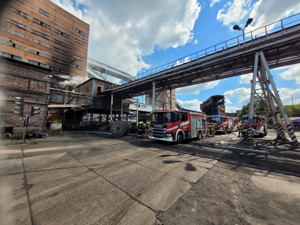 Pożar w kopalni KWK MARCEL – ewakuowano ponad 150 pracowników