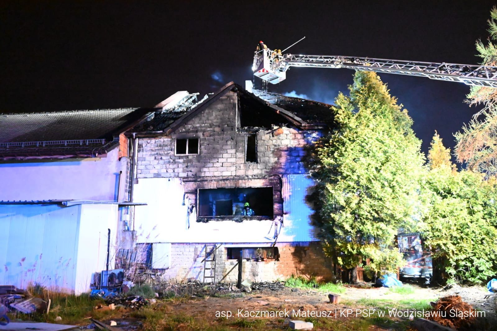 Pożar budynku mieszkalnego w Pszowie. Zginęło 5 osób