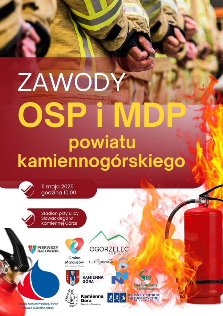 Powiatowe Zawody OSP i MDP w Kamiennej Górze już 11 maja