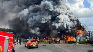 Pożar głównej sceny festiwalu Tomorrowland