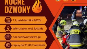 Nocne Dzwony 2025 – strażackie manewry w Wieruszowie