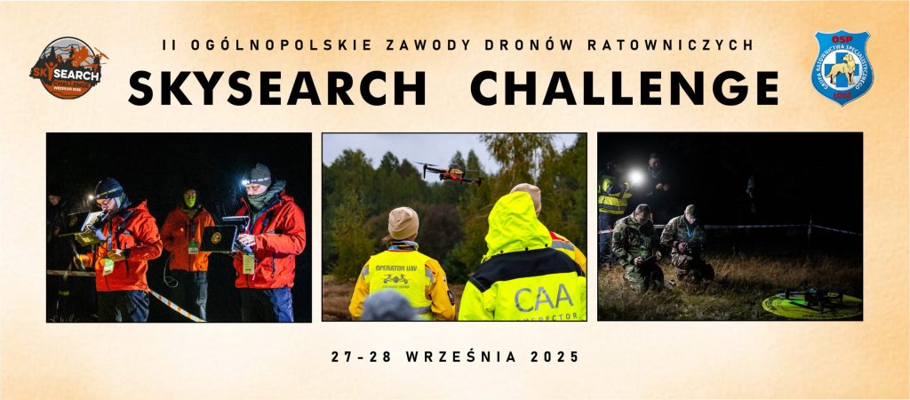 SkySearch Challenge 2025 – ogólnopolskie zawody dronów ratowniczych