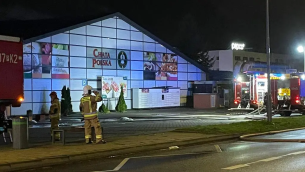 Pożar galerii handlowej w Poznaniu. Ponad 100 strażaków w akcji