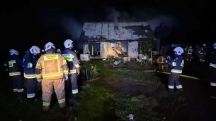 Tragiczny pożar w Wołowicach pod Krakowem – zginął mężczyzna