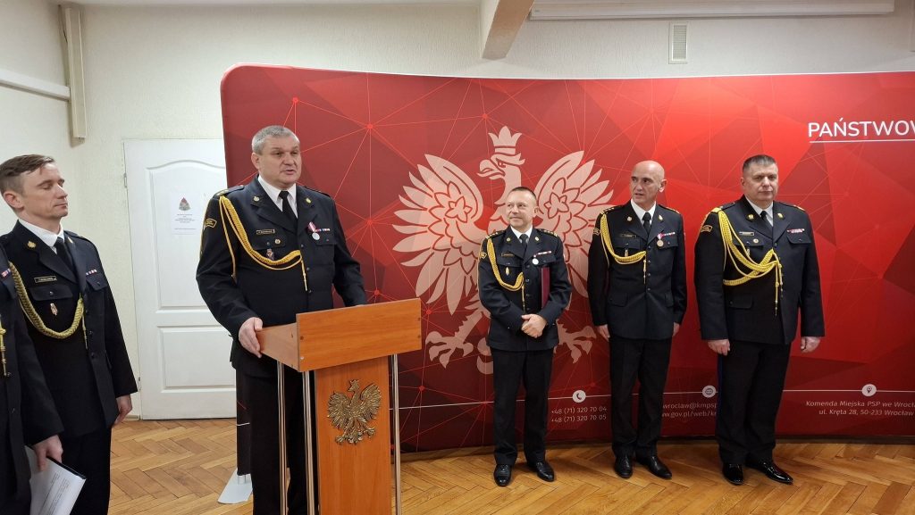 Zmiana na stanowisku Komendanta Miejskiego PSP we Wrocławiu. St. bryg. Piotr Znamirowski przeszedł na emeryturę