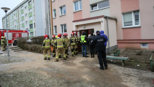 Wybuch i pożar w bloku w Gorzowie Wielkopolskim. Ewakuowano blisko 50 mieszkańców