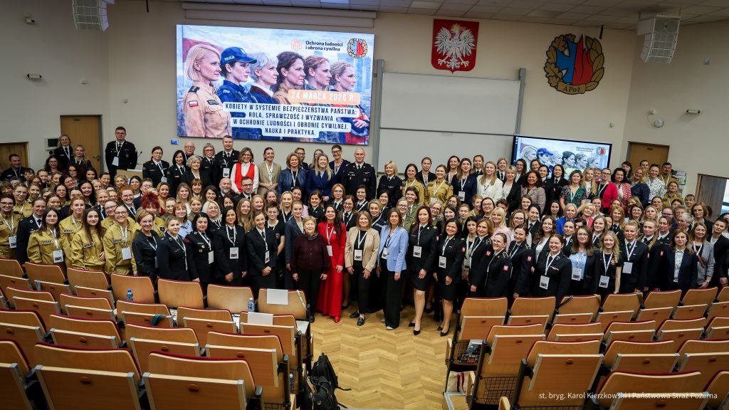 Konferencja „Kobiety w systemie bezpieczeństwa państwa. Rola, sprawczość i wyzwania w ochronie ludności i obronie cywilnej. Nauka i praktyka”