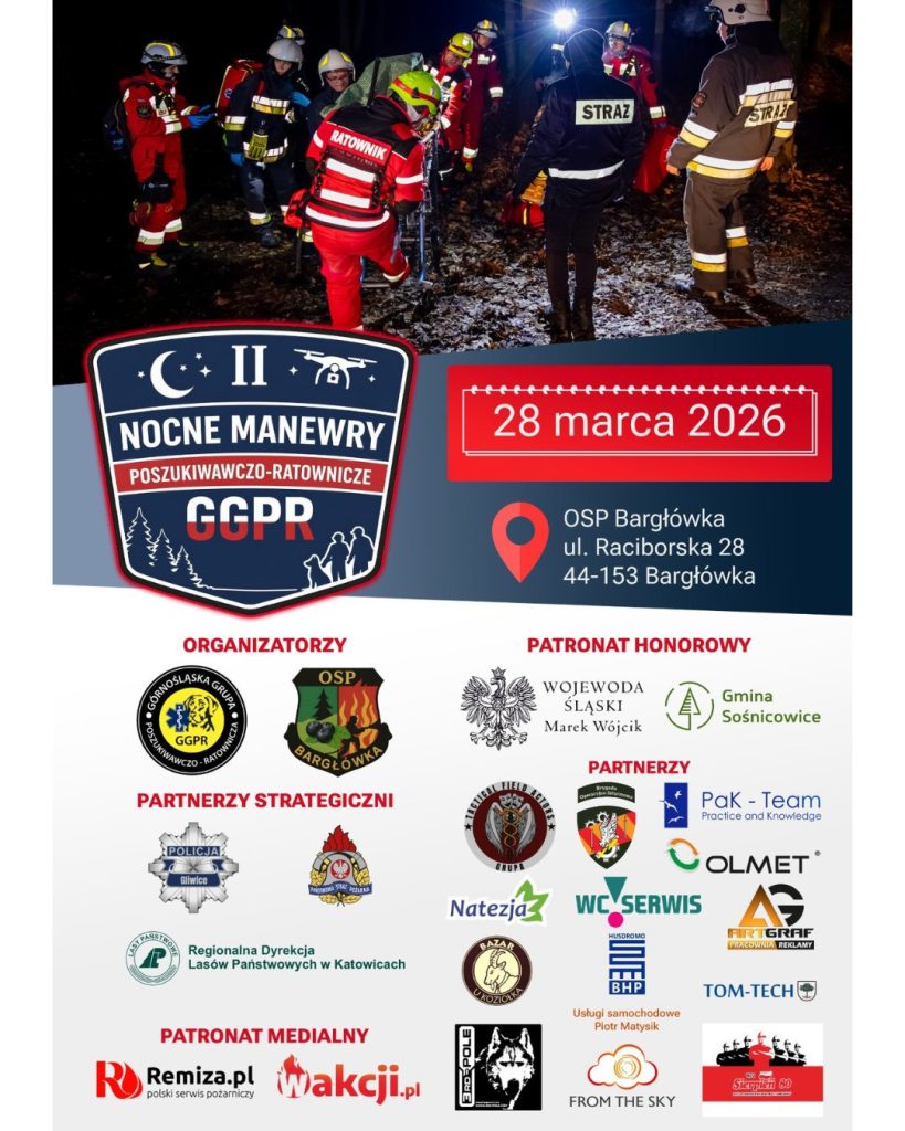 Ćwiczenia poszukiwawczo-ratownicze w woj. śląskim już 28 marca!