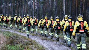 Ćwiczenia „GFFF PREPARATION 26” w Nadleśnictwie Janów Lubelski. Strażacy PSP przygotowują się do certyfikacji UE