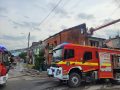 Pożar budynku mieszkalnego w Klimontowie. W akcji uczestniczyło 40 strażaków