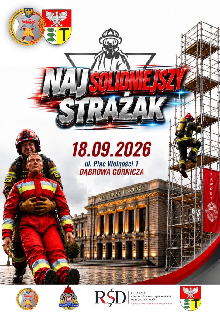 NajSOLIDNIEJSZY Strażak 2026 już 18 września w Dąbrowie Górniczej